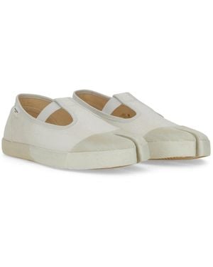 Maison Margiela Mary Jane Tabis Shoe - White