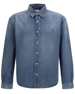 Saint Laurent Blue Denim Shirt