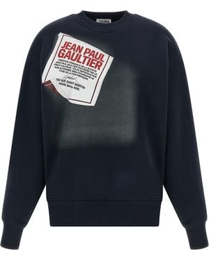 Jean Paul Gaultier 'The Gaultier Label' Sweatshirt - Blue