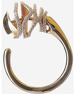 Bottega Veneta Ring Drop Zircon - Metallic