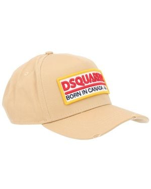 DSquared² Baseball Hat With Logo Patch Cotton - Pink