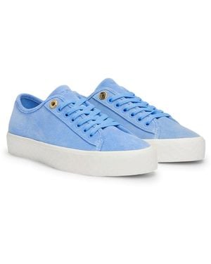BOSS Aiden Tennis Low-Top Sneakers Shoes - Blue