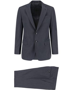 Giorgio Armani Single-Breasted Suit - Blue