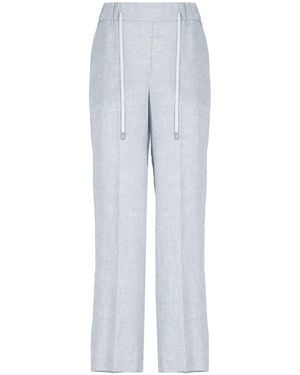 Peserico Linen Pants - Blue