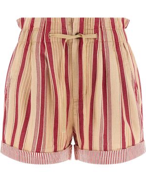 Isabel Marant Nirma Shorts Cotton Bermuda - Red