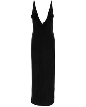 Magda Butrym Stretch Lyocell Blend Dress - Black