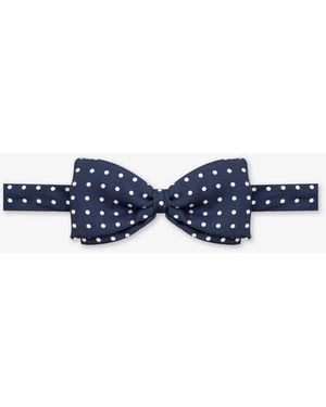 Larusmiani Bow Tie Popping Printed - Blue
