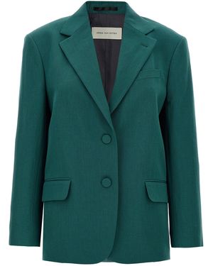 Dries Van Noten Birdy Blazer - Green