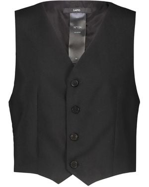 SAPIO N12A Waistcoat - Black