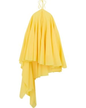 Jacquemus Dress The Robe Triangle Cotton - Yellow
