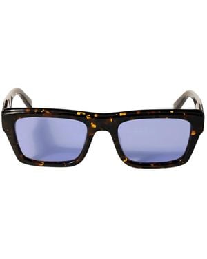 Off-White c/o Virgil Abloh Occhiale Flint Shiny Havana - Blue