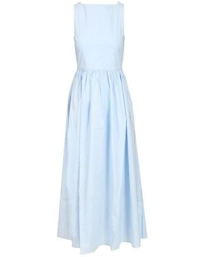 Matteau Tie-Back Midi Dress - Blue