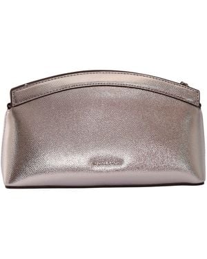 Michael Kors Sm Dome Chn Clutch Xbody - Grey