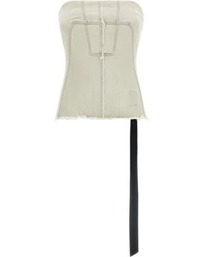 Rick Owens 'Bustier' Top - White