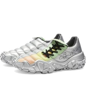 Acne Studios Bolzter Football Low-Top Trainers - Grey