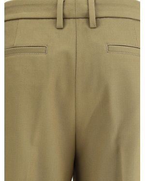 True Royal Virgin Wool Pants - Green