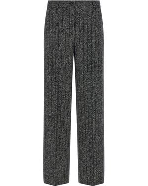 Dolce & Gabbana Creased Pants - Gray