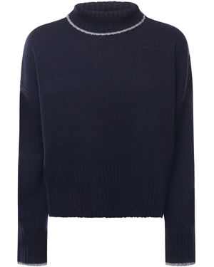 Pinko Knitted Turtleneck - Blue