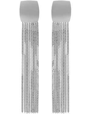 FEDERICA TOSI Drop Earrings Julie Long - White