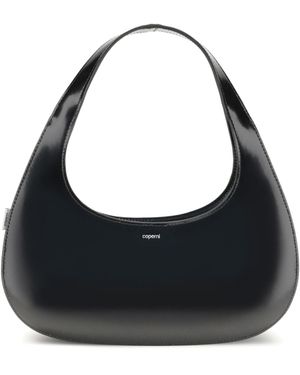 Coperni Slim Swipe Baguette Shoulder Bag - Black