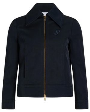 Patou Short Zipped Jacket - Blue