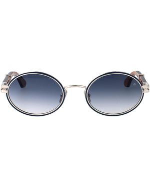 Maybach The Producer I Titanium Sunglasses - Blue