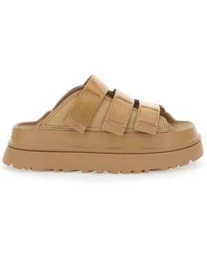 UGG Golden Glow Sandals With Round Open Toe - Brown