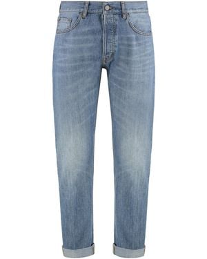 Dondup Jeans Bray Regular Fit Polyester & Straight-Leg - Blue
