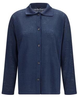 Max Mara Linen Cardigan Clothing - Blue