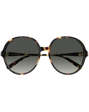 Ottica Lucciola Vg0017S Linea V Logo Acetato Riciclato Sunglasses - Brown