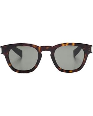 Saint Laurent Saint Laurent Eyewear Sl746 Tortoiseshell Acetate Sunglasses - Gray