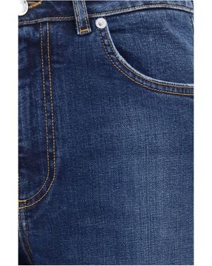Dolce & Gabbana Five-Pocket Denim Jeans Cotton Pants - Blue