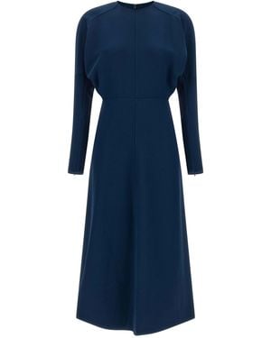 Victoria Beckham Dolman Sleeve Dress - Blue