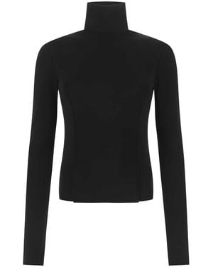 Givenchy Givenchy Stretch Viscose Blend Turtleneck - Black