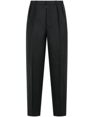 Maison Margiela Virgin Wool Trousers - Black