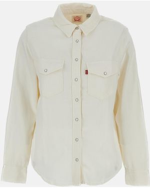 Levi's Levis Shirts Lyocell - White
