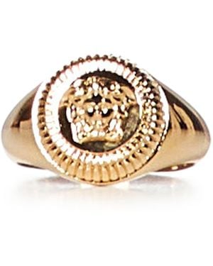 Versace Medusa Biggie Ring - Metallic