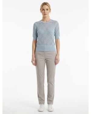 Dolce & Gabbana Light Virgin Wool Sweatshirt Clothing - Blue