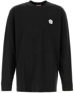 KENZO Cotton T-Shirt - Black