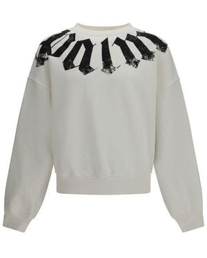 Palm Angels Cotton Sweatshirt Clothing - Grey