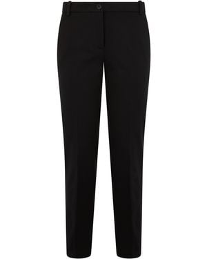 Pinko Slim Pants Viscose Straight - Black