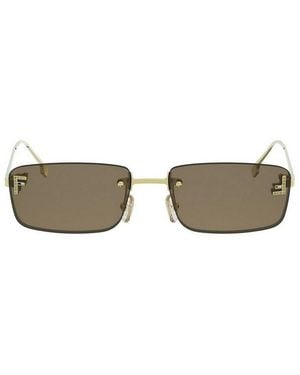 Fendi Fe4172Us Fendi First Crystal 32E Oro Sunglasses - Grey