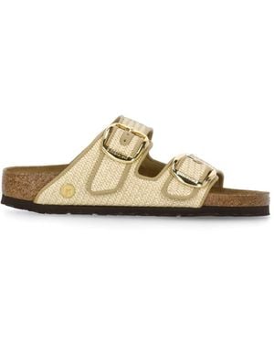 Birkenstock Arizona Big Buckle Slippers - Metallic