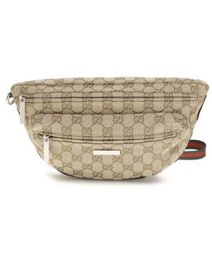 Gucci Beige Polyester Shoulder Bag - Multicolour