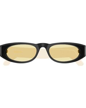 Ottica Lucciola Vg0007S Linea V Logo Acetato Riciclato Sunglasses - Black