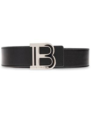 Balmain Leather Belt - Black