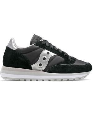 Saucony Jazz Triple Nylon Calf Leather Shoe - Black