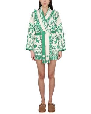 Alanui Knit Shorts Cotton - Green