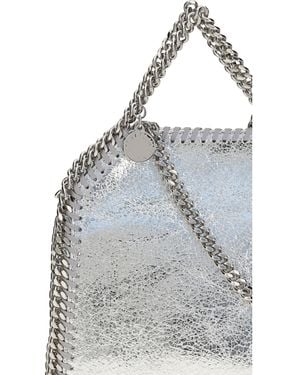 Stella McCartney Shoulder Bag Falabella Metallic Polyester - Grey