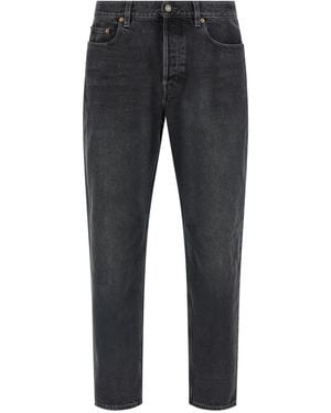 Saint Laurent Mid Rise Jeans - Grey